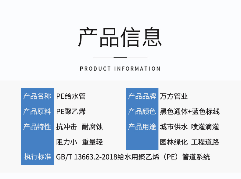 安徽萬方管業集團,PE管、MPP管、PVC管、PE給水管等管材